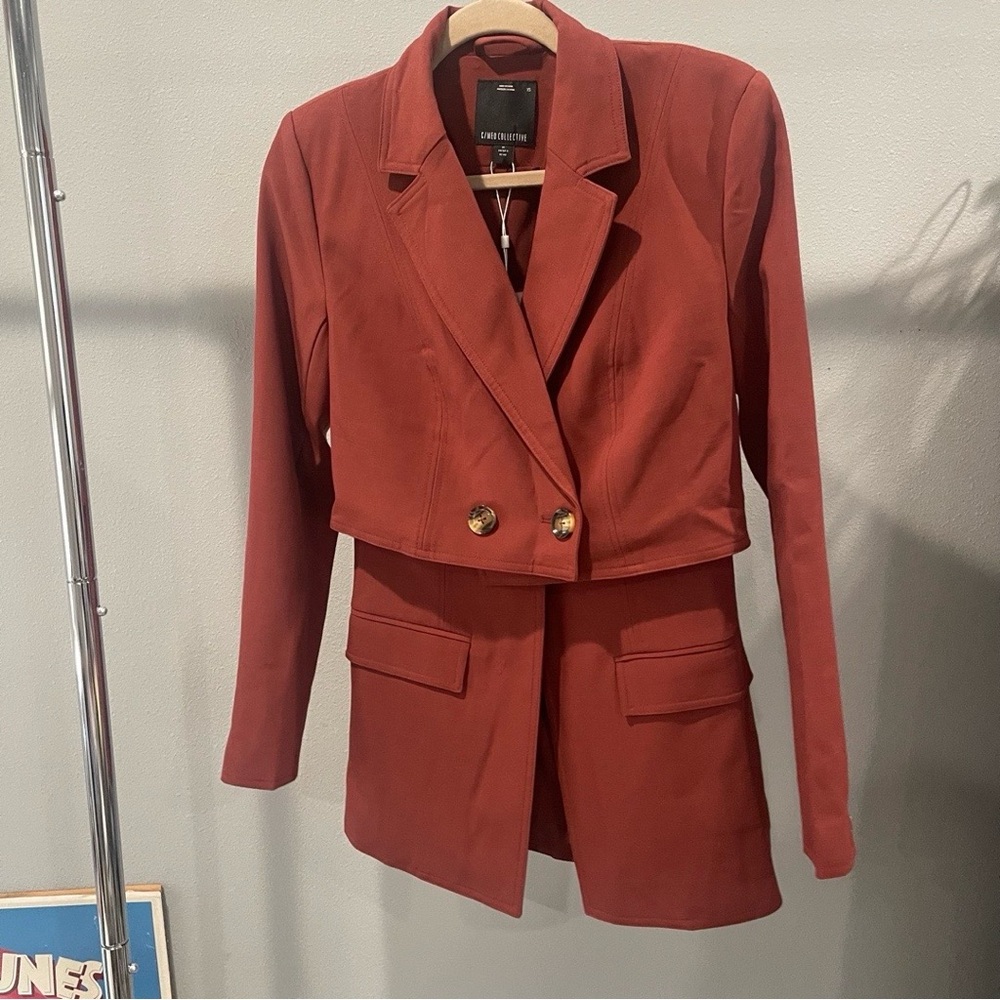 C/MEO Collective Brick Red Blazer